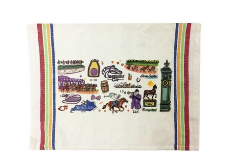 Towel Breeders Cup 18 X 27 logos horse racing Cover