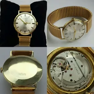 Armbanduhr INTERMAT*PUW560* Gold 585/14kt*21 JEWELS*INCABLOC*Herren*Top zustand - Bild 1 von 8