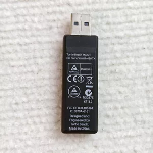 USB Receiver Dongle Ear Force Stealth 450TX For Turtle Beach Stealth 450 Headset - Picture 1 of 7