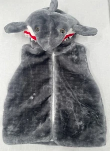 Kids Shark Head Hooded Vest Gray Size Small New Without Tag NWOT - Picture 1 of 5