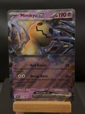 Pokemon Card Mimikyu EX  SVP EN 004 STANDARD SIZE Black Star Promo NM