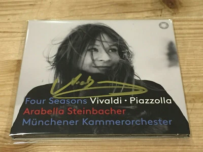 Signed by ARABELLA STEINBACHER Vivaldi Piazzolla Four Seasons PENTATONE SACD NEW - Bild 1 von 2