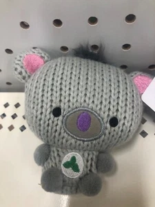 Cute Gray Kids Miniature Plushies Stuffed Animal Fun Toy - Picture 1 of 1