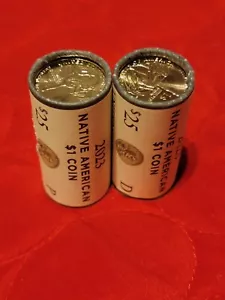 2023 P & D Native American Dollar Münze postfrisch Rolle Set UNC *zur Hand - Bild 1 von 1