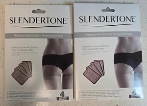2-Slendertone Replacement Bottom Toning Gel Pads (8) Pads See Dates - Picture 1 of 3