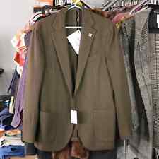 Lardini 100% Cashmere Brown Tan Blazer Jacket Size 50 New