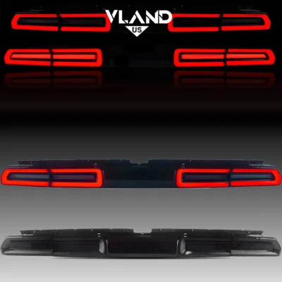 Luces traseras LED completas de humo negro VLAND para Dodge Challenger 2008-2014 luces traseras Foto 1 de 4