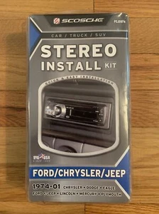 Scosche FCJ2076 Stereo Einbauset für Ford/Chrysler/Jeep 1974-01 Brandneu - Bild 1 von 5