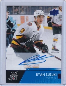 2021-22 Upper Deck AHL UD AUTOGRAPH #82 Ryan Suzuki - Chicago Wolves - Bild 1 von 1