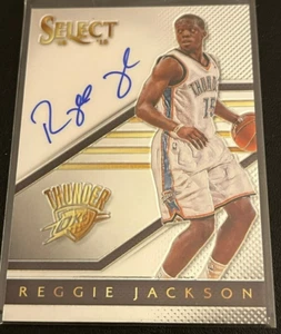 2014-15 REGGIE JACKSON  PANINI SELECT ON CARD AUTO #S-RJ 050/199 - Picture 1 of 2