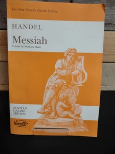 Messiah New Novello Händel Edition Edited by Watkins Shaw SATB & Orchestra - Bild 1 von 2