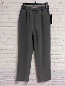 Briggs 4P Pants Gray Comfort Waistband Hidden Elastic Pullon With Pockets New - Picture 1 of 13