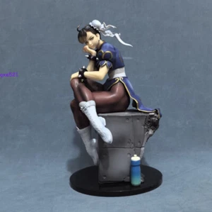 Street Fighter Chun-li action figure postura seduta statue modello giocattoli regali - Foto 1 di 9