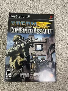 Sony PlayStation 2 Socom US Navy Seals Combine Assault Demo Disc Untested - Picture 1 of 2