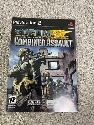 Sony PlayStation 2 Socom US Navy Seals Combine Assault Demo Disc Untested - Image 1 of 2