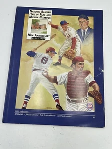 1989 National Baseball Hall of Fame and Museum 50th Anniversary Yearbook 1939-89 - Picture 1 of 9