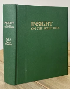 Insight on the Scriptures Volume 1 Aaron - Jehoshua (1988 Hardcover) - Picture 1 of 17