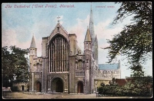 Norwich Kathedrale Westfront Norfolk Postkarte - Bild 1 von 2