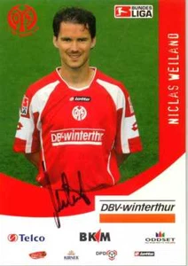 alte Autogrammkarte FSV Mainz 05 Niclas Weiland - Bild 1 von 1