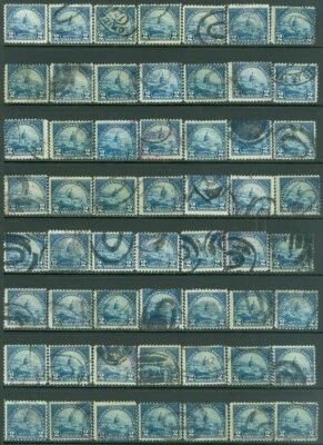 EDW1949SELL : USA 1923 Scott #572 Used. 69 copies. Nice group w/many VF Cat - Image 1 of 4