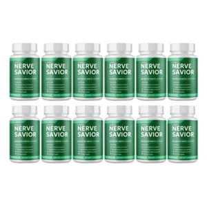 Nerve Savior Advanced Nerve Support 12 Bottles 720 Capsules - Picture 1 of 6
