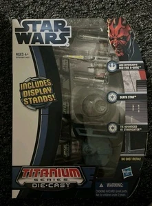 Star Wars Die Cast Todesstern X-Wing Tie Interceptor Triple Pack Titan - Bild 1 von 7