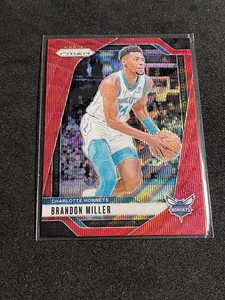 2024-25 Panini Prizm - Brandon Miller #109 Red Wave Prizm Charlotte Hornets - Bild 1 von 2