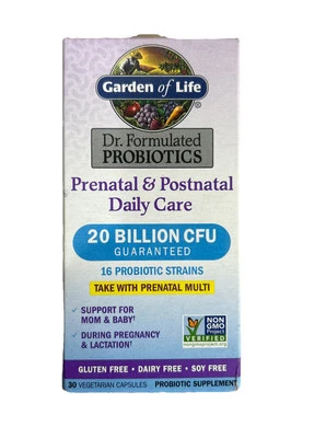 Garden of Life Dr. Formulado Cuidado Diario Prenatal y Postnatal 30ct Exp 01/26 Foto 1 de 3