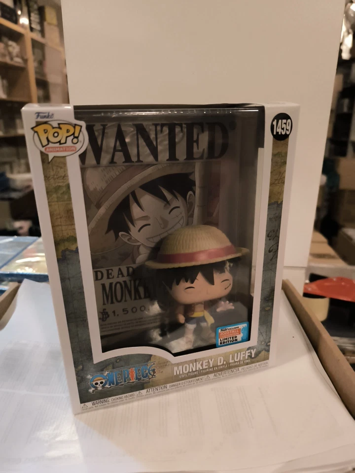Funko Pop Monkey D. Luffy #1459 - Wanted Poster Neuf Mais Defauts Attention