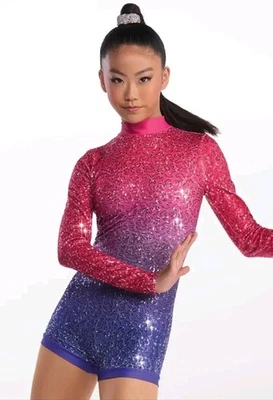 Lápiz labial Weissman Showtime encadenado al ritmo talla MC niño M lentejuelas rosa ombre Foto 1 de 4