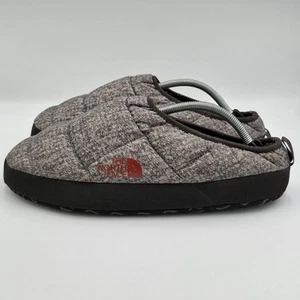 The North Face Thermoball Eco Tent Mule Mens Slippers UK 9-11 Grey Red Black - Picture 1 of 10