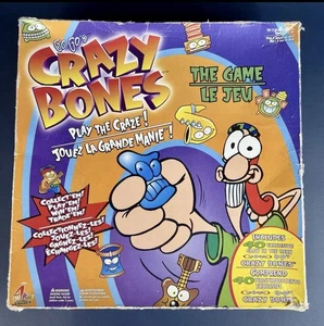 Tablero de juego clásico canadiense Crazy Bones Rockers con 2 ataúdes e insertos - Imagen 1 de 6