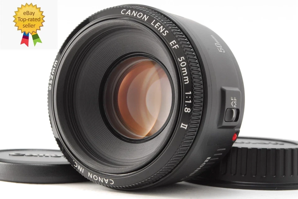 [EXCELENTE COMO NUEVO] Lente principal estándar Canon EF 50 mm F1,8 II para montaje EF de JAPÓN Foto 1 de 4