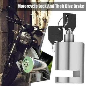 Motorcycle Disc Brake Lock Theft Motorbike Security Anti-theft Wheel Bicycle - Picture 1 of 12