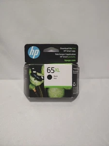 HP 65XL Czarny wysokowydajny wkład atramentowy Oryginalny OEM Nowy w pudełku - Zdjęcie 1 z 3