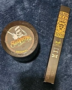 Pomada de sujeción Suavecito Firme (fuerte) 4 oz. Can + YARA ~ ASAD colonia de viaje para hombre - Imagen 1 de 5