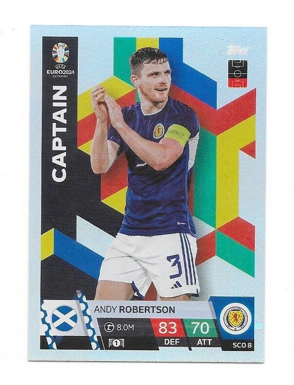 Carte Match Attack Allemagne 2024 - N°SCO8 - Ecosse - Andy Robertson - Photo 1/1
