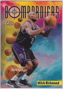 1998-99 TOPPS CHROME SEASON'S BEST REFRACTOR: MITCH RICHMOND #SB7 KINGS/WARRIORS - Picture 1 of 1