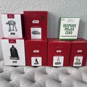 Hallmark Star Wars Storytellers(4) 6 ornamenti C-3PO & R2-D2 Luke Darth Obi-Wan - Foto 1 di 17