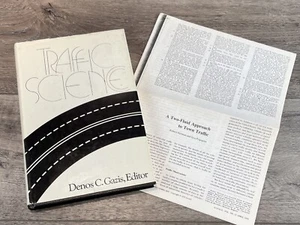 Traffic Science Denos C. Gazis, Editor 1974 Hardcover Plus Ephemera - Picture 1 of 13