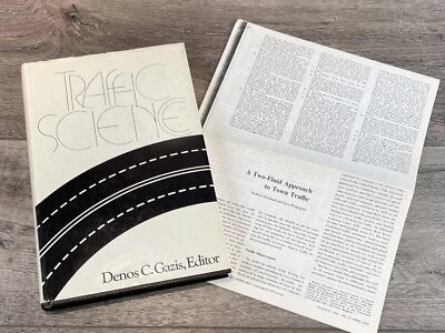 Traffic Science Denos C. Gazis, Editor 1974 Hardcover Plus Ephemera - Image 1 of 4