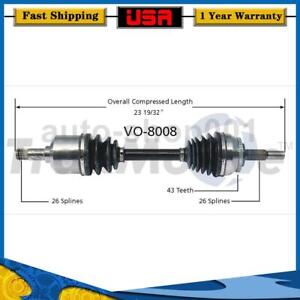 Front Left CV Axle Joint Shaft For Volvo S40 2000 1999