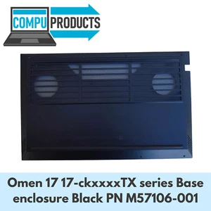 Carcasa base HP Omen 17 17-ckxxxxTX serie negra PN M57106-001 - Imagen 1 de 2