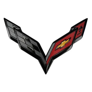Emblema nariz flash de carbono C7 2014-2019 - GM - número OEM - Imagen 1 de 3