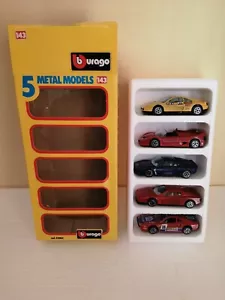 SCATOLA GIALLA B 5 FERRARI FERRARISSIME 1:43 ASSORTITE BBURAGO ITALY ANNI '80 - Imagen 1 de 5