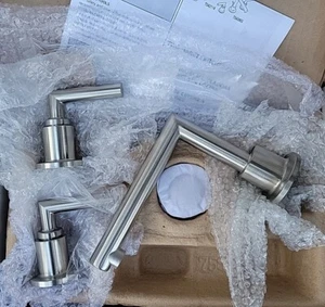 NEW!!! Moen TS43002BN Arris Brushed Nickel 2-Handle Low Arc Bathroom Faucet  - Picture 1 of 15