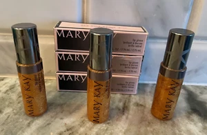 Lot of 3 Mary Kay Lip Gloss Gold Sequins # 020420 - .27 FL. OZ. - NIB NOS - Picture 1 of 2