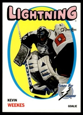 2001-02 Topps O-Pee-Chee RETRO Kevin Weekes Tampa Bay Lightning #20 - Image 1 of 2
