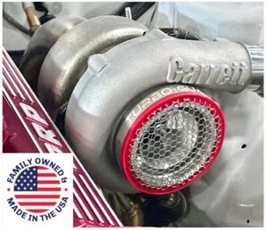NEW Design**4X STRONGER / 4" Turbo-Guard Ultra RED Air Filter T3 T4 Garrett - Picture 1 of 1