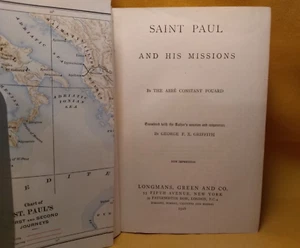 Saint Paul and His Missions, Abbe Constant Fouard 1926 HC translated by Griffith - Picture 1 of 18